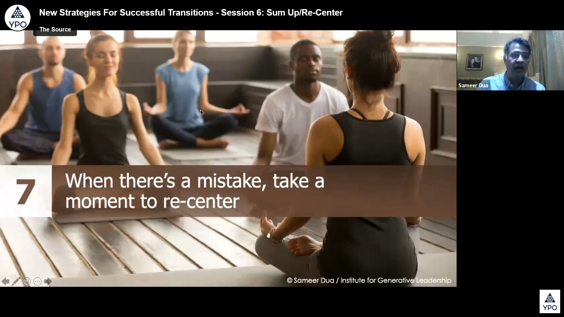 New Strategies For Successful Transitions – 6-part series (Session 6: Sum Up/Re-Center)