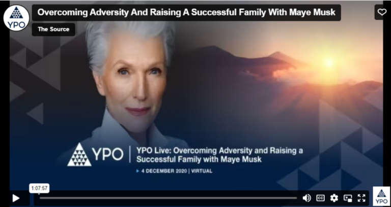 Overcoming Adversity And Raising A Successful Family With Maye Musk